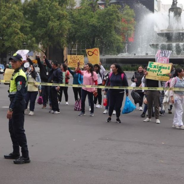 Bloqueo en la Ciudad de México.